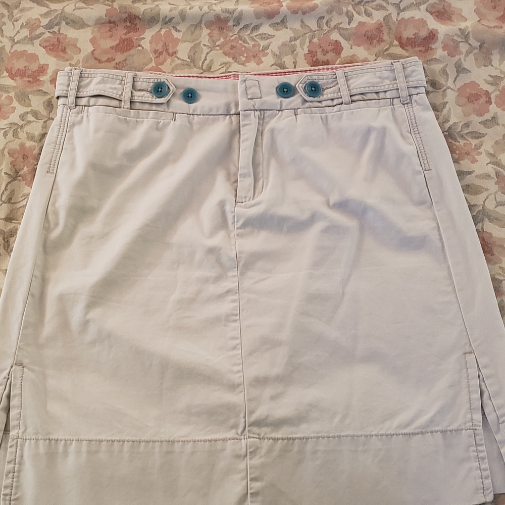 G1 Basic Goods 100% Cotton Side-Slit Skirt